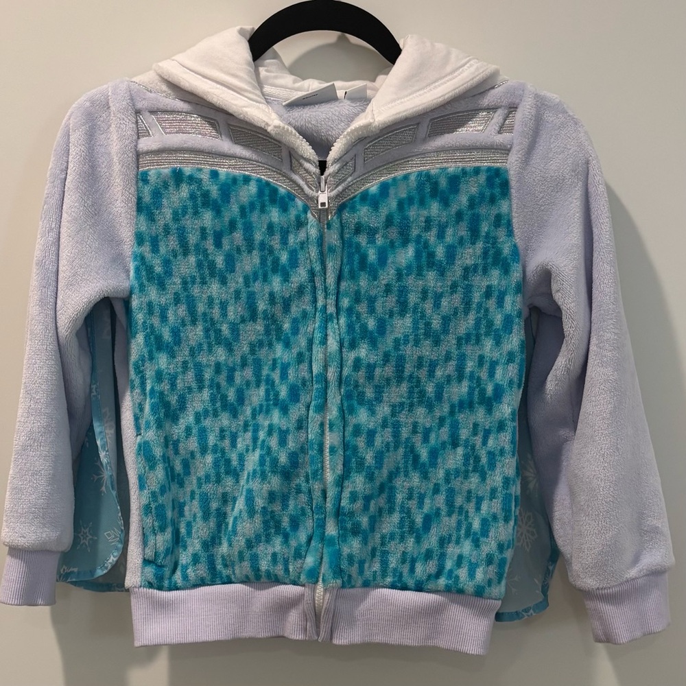 Disney Frozen Elsa Fleece Jacket Kids Medium (Official Disney Parks Merch)